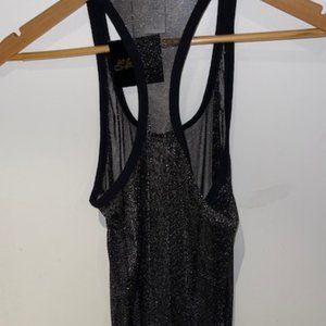 Small Black Glitter Tank - Andrew Christian
